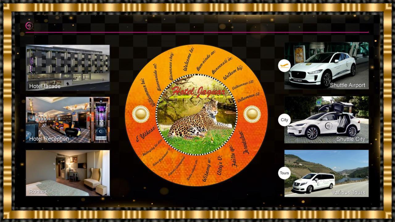 Hotel Jaguar Oporto - Airport To Hotel And City Center And Vice-Versa Is A Free And Continuous Shuttle Service From 7Am To 8Pm Exteriör bild