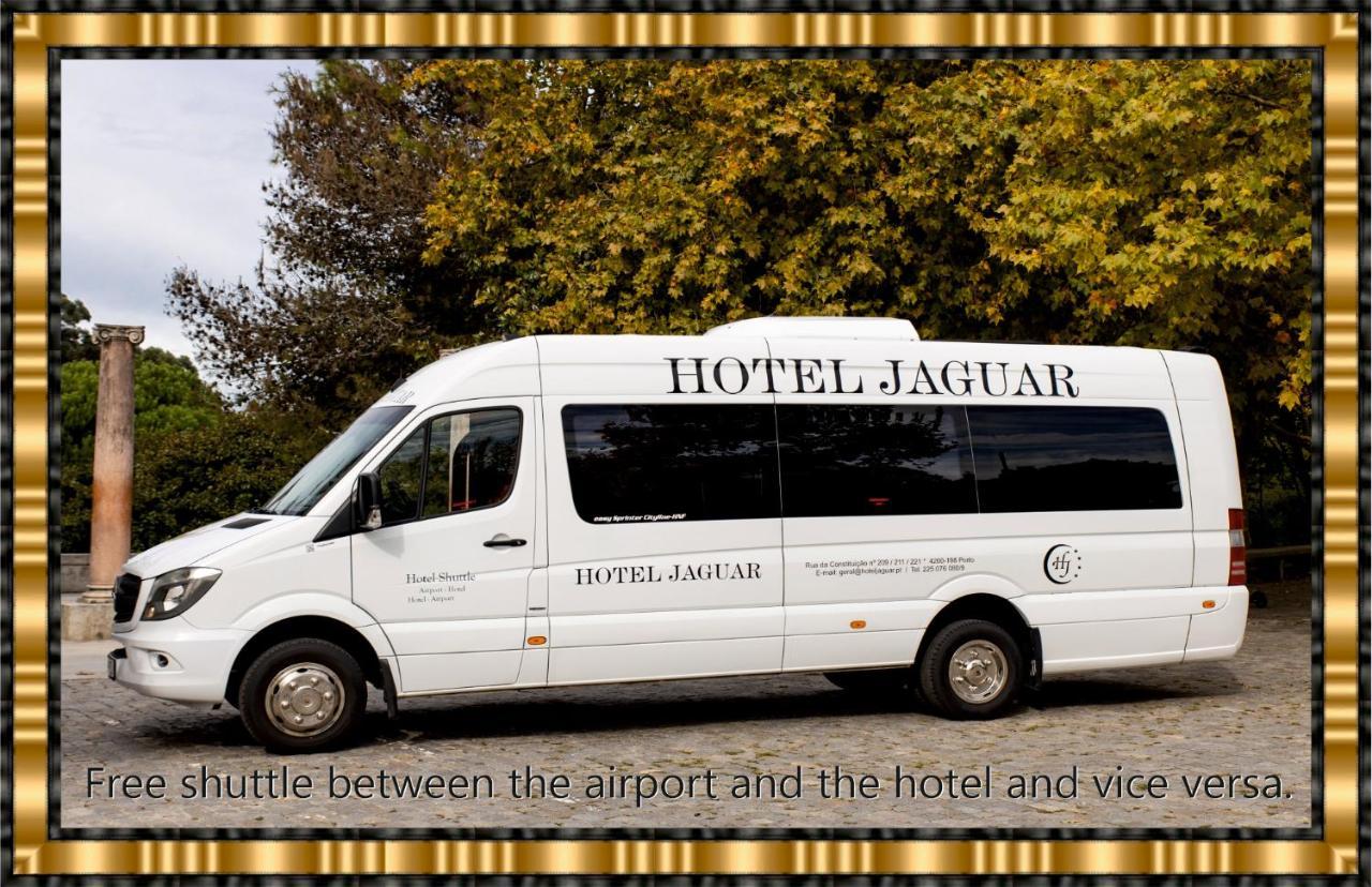 Hotel Jaguar Oporto - Airport To Hotel And City Center And Vice-Versa Is A Free And Continuous Shuttle Service From 7Am To 8Pm Exteriör bild